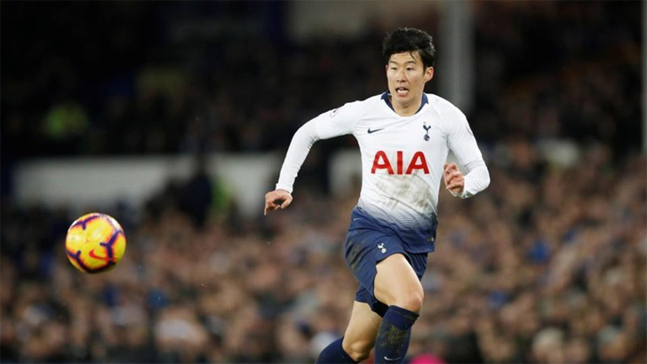 Son forward for Tottenham Hotspur
