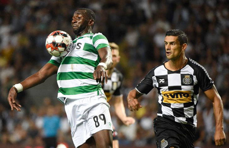 Sporting winger Yannick Bolasie Sporting winger Yannick Bolasie