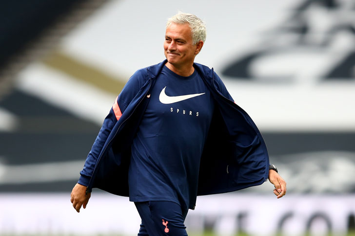 Tottenham Hotspur head coach Jose Mourinho Tottenham Hotspur head coach Jose Mourinho