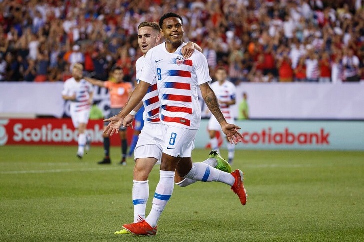 United States midfielder Weston McKennie.