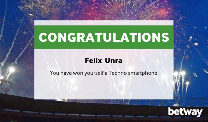 Felix Unra won a Techno smartphone