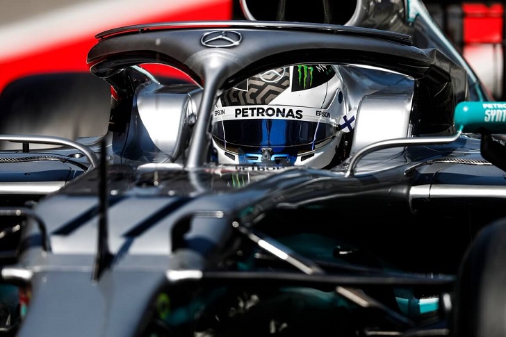 Valtteri Bottas of Mercedes.