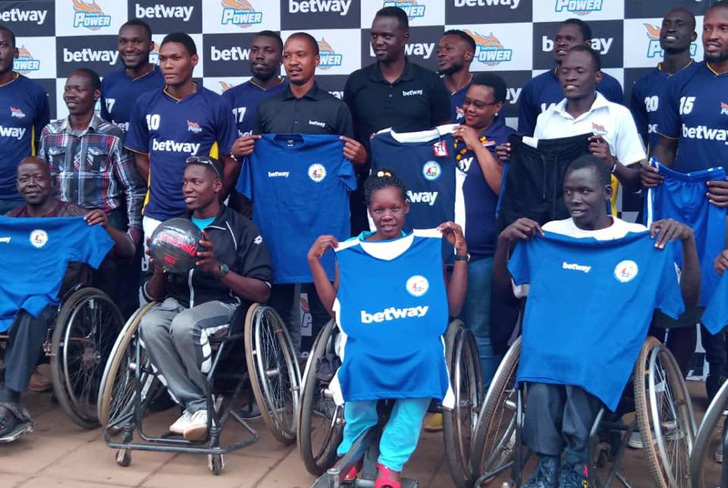 Gulu Wheelchair Team beneficiaries of Betway-Power community shield initiative