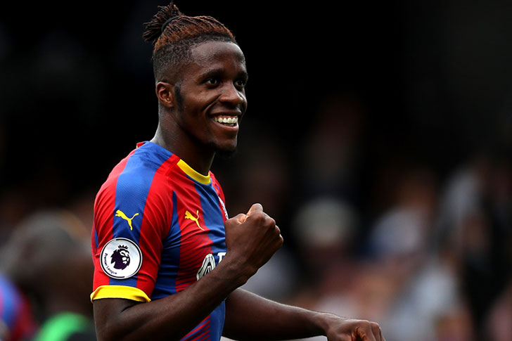 Crystal Palace forward Wilfried Zaha