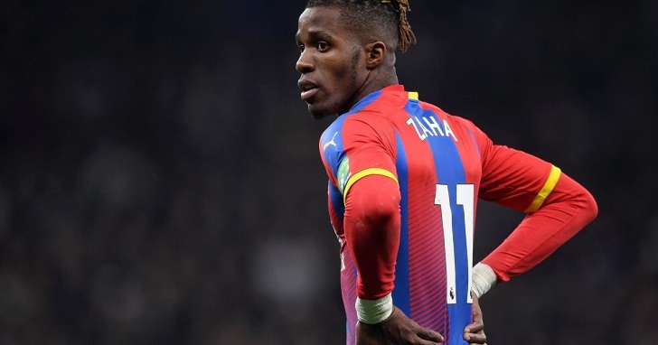 Crystal Palace attacker Wilfried Zaha.