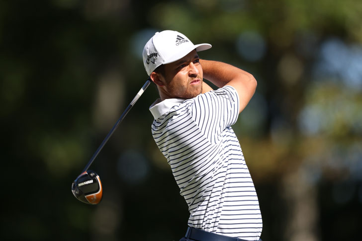 Xander Schauffele in action