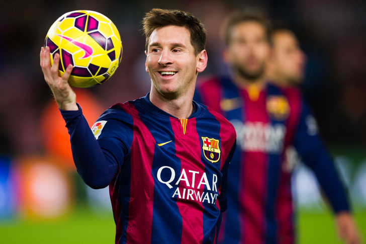 Lionel Messi of FC Barcelona.