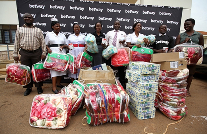 Betway Contributes To Naguru Hospital This Women’s Day