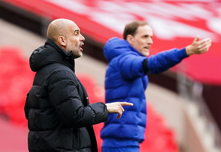 Ruben Diaz of Man City Pep Guardiola